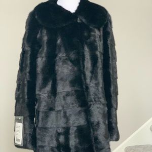 REAL mink fur coat size 10